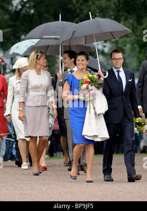 Le célèbre famille royale à Örebro que leur ancêtre Jean Baptiste Bernadotte a été élu Prince héritier et futur roi Banque D'Images