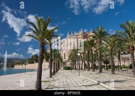 La Seu Cathedral, Palma de Mallorca, Espagne Banque D'Images