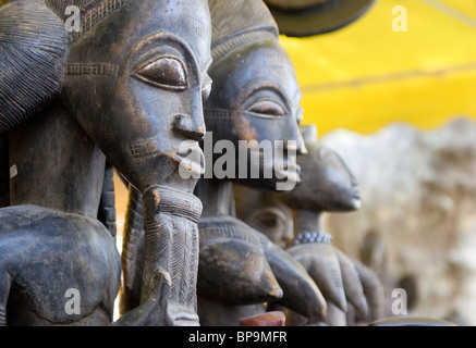 Art Africain - les statues et statuettes Banque D'Images