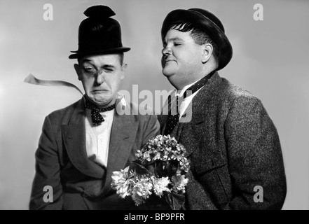 STAN Laurel, Oliver Hardy, aller bye-bye !, 1934 Banque D'Images