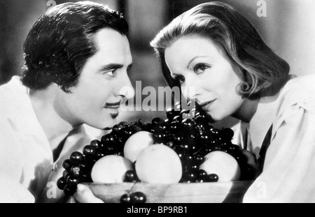 JOHN GILBERT, GRETA GARBO, LA REINE CHRISTINE, 1933 Banque D'Images