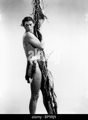 JOHNNY WEISSMULLER TARZAN L'HOMME SINGE (1932) Banque D'Images