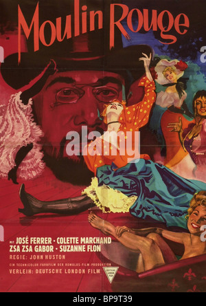 JOSE FERRER, pouvez pouvez poster, MOULIN ROUGE, 1952 Banque D'Images