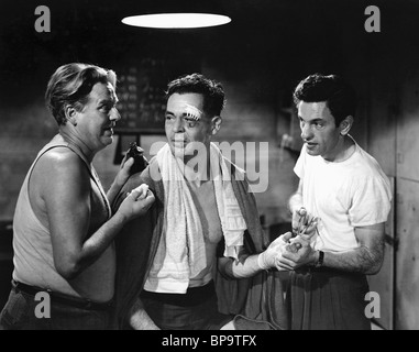 WALLACE FORD, ROBERT RYAN, LA MISE EN PLACE, 1949 Banque D'Images