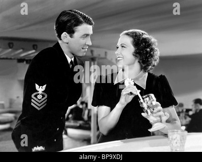 JAMES STEWART, ELEANOR POWELL, NÉS DE LA DANSE, 1936 Banque D'Images