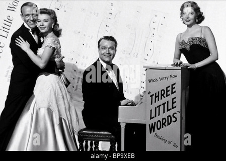 FRED ASTAIRE VERA-ELLEN RED SKELTON ARLENE DAHL TROIS PETITS MOTS (1950) Banque D'Images