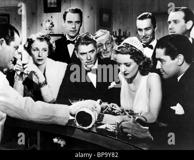 SIDNEY BRACEY, CORA WITHERSPOON, JOHN RIDGELY, RONALD REAGAN, Bette Davis, Dark Victory, 1939 Banque D'Images