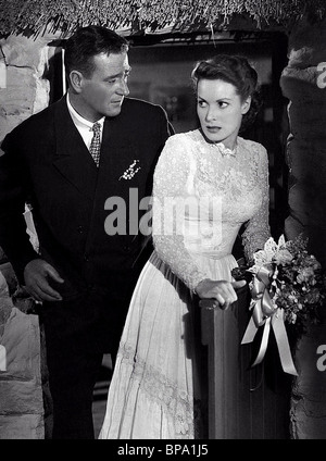 JOHN WAYNE, Maureen O'HARA, l'homme tranquille, 1952 Banque D'Images