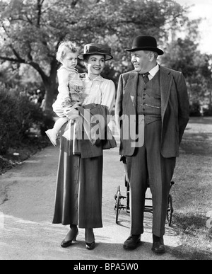 JANE WYMAN, Charles Laughton, La ménagerie de verre, 1950 Banque D'Images