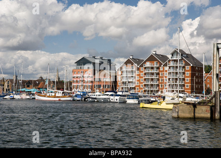 Ipswich Waterfront district, Suffolk, UK. Banque D'Images