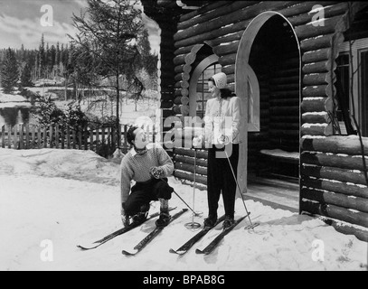 DENNIS PRICE, MARGARET LOCKWOOD, LA LICORNE BLANCHE, 1947 Banque D'Images