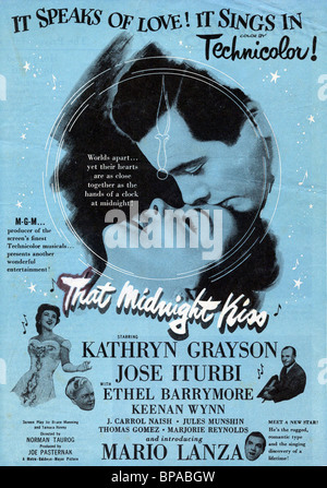 Affiche de film que baiser de minuit (1949) Banque D'Images