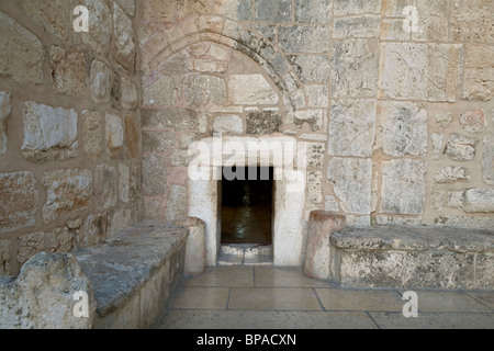 La porte de l'humilité,église de la Nativité de Bethléem, Palestine, Banque D'Images