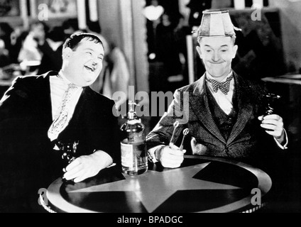 OLIVER HARDY, Stan Laurel, BLOTTO, 1930 Banque D'Images