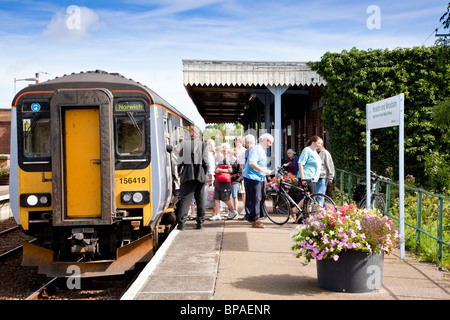 Wroxham gare sur la ligne du Petit Blongios Norfolk Banque D'Images