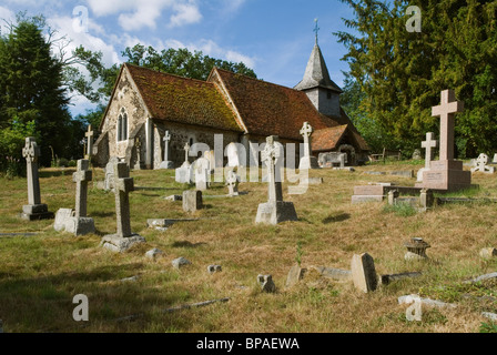 Église St Nicholas Pyrford Surrey en Angleterre. HOMER SYKES Banque D'Images