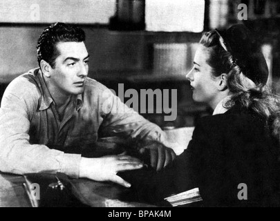 VICTOR MATURE, COLEEN GRAY, KISS OF DEATH, 1947 Banque D'Images