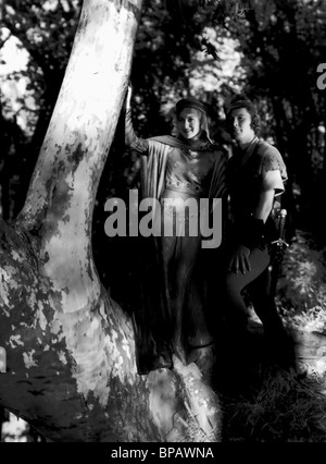 OLIVIA DE HAVILLAND, Errol Flynn, les aventures de Robin des Bois, 1938 Banque D'Images