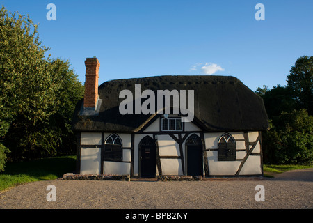 Maison à pans de bois dans le Shropshire. Banque D'Images