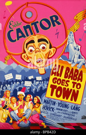 EDDIE CANTOR POSTER ALI BABA Goes to Town (1937) Banque D'Images