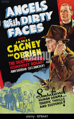 JAMES CAGNEY ANGELS WITH DIRTY FACES (1938) Banque D'Images