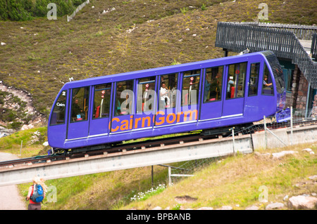 Funiculaire de Cairngorm. L'Écosse. Banque D'Images