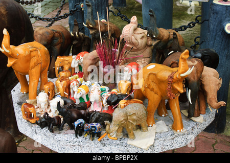 Temple Wat Chalong Phuket Thaïlande. Banque D'Images