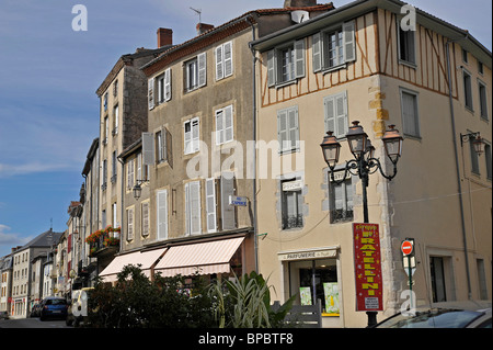 Ville historique de Bellac Haute-Vienne Limousin France Banque D'Images