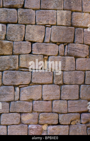 Détail de mur de pierre Banque D'Images