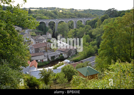 Ville historique de Bellac Haute-Vienne Limousin France Banque D'Images