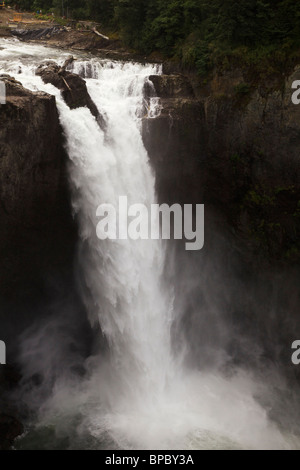 Snoqualmie Falls, Washington. Banque D'Images