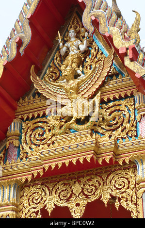 Temple Wat Chalong Phuket Thaïlande. Banque D'Images