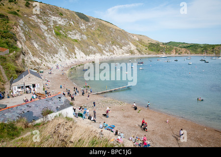 Crique de Lulworth, dans le Dorset, en Angleterre, Royaume-Uni Banque D'Images