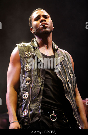 Jason Derulo performing live at V Festival 2010 Banque D'Images