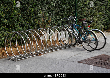 Porte vélo à Vienne Banque D'Images