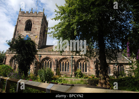 St Michael's Church, dans le village de Croston dans le Lancashire entre Chorley et Southport Banque D'Images