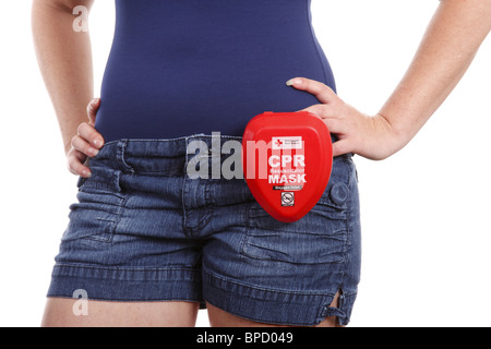 Kit du CFCP sur lifeguard Banque D'Images