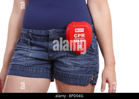 Kit du CFCP sur lifeguard Banque D'Images