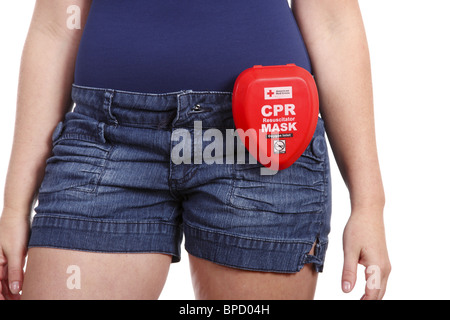 Kit du CFCP sur lifeguard Banque D'Images