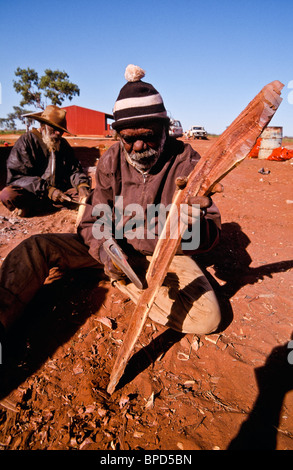 Boomerang traditionnel, de l'Australie Banque D'Images