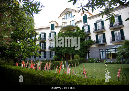 Entrée avant de Quinta Bela Vista hotel - Funchal - Madeira Banque D'Images