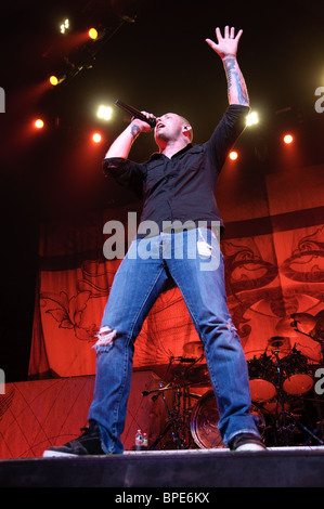 Stone Sour Corey Taylor's performing live at le Rockstar Uproar tour à Columbus, Ohio. Banque D'Images