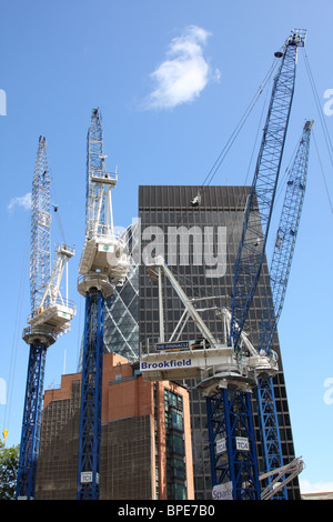 La Bishopsgate Tower (Pinnacle) Le chantier de construction de la ville de Londres, Angleterre, Royaume-Uni Banque D'Images