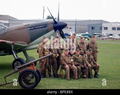 Les papas-sosies de l'armée à l'hôtel Shoreham air show Banque D'Images