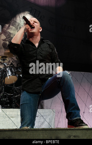 Stone Sour Corey Taylor's performing live at le Rockstar Uproar tour à Columbus, Ohio. Banque D'Images