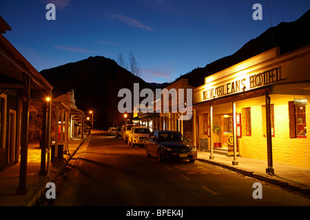 La Nouvelle Orléans (1866), Buckingham St, Arrowtown, près de Queenstown, Otago, île du Sud, Nouvelle-Zélande Banque D'Images