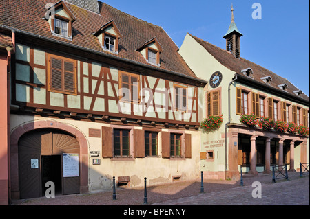 Musée et Maison natale d'Albert Schweitzer à Kaysersberg, Alsace, France Banque D'Images