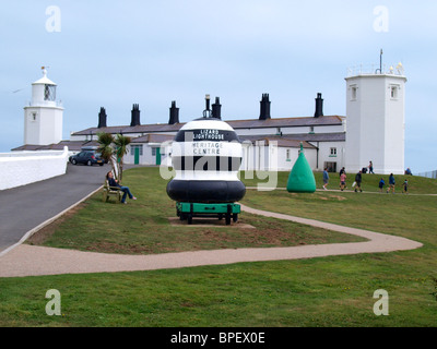 Le Lézard phare et du Centre du patrimoine mondial, le point le plus au sud de la partie continentale de l'Angleterre, Cornwall, UK. Banque D'Images