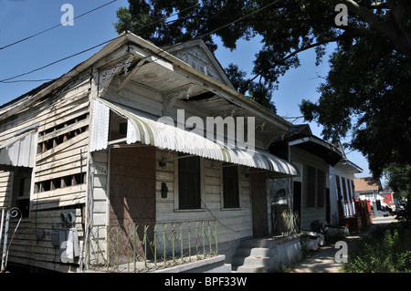 La Nouvelle Orléans biens abandonnés 5 ans après l'ouragan Katrina Banque D'Images