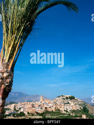 Village de montagne d''Alicante, Costa Blanca, Espagne Banque D'Images